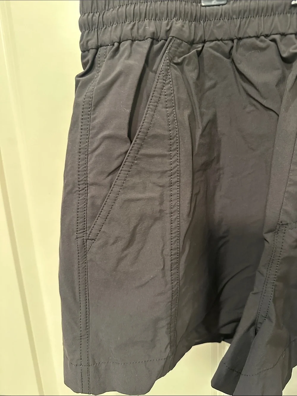J. Crew Black Drawstring Athletic Shorts